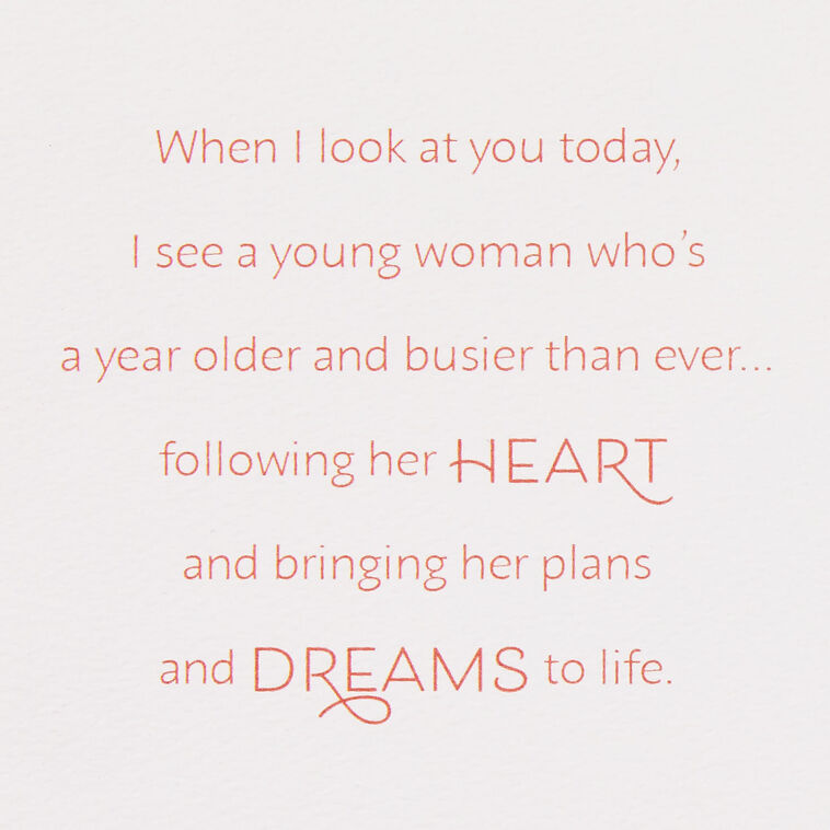 I'm Proud of You, Daughter Birthday Card, , large image number 2