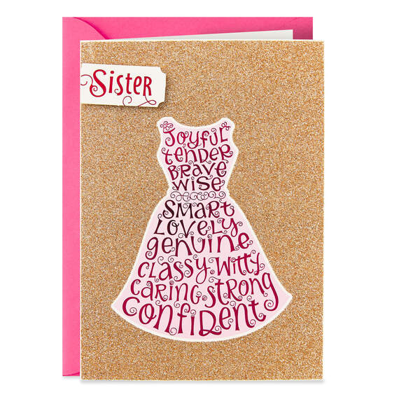 Smart, Classy, Confident Mother's Day Card for Sister, , large image number 1