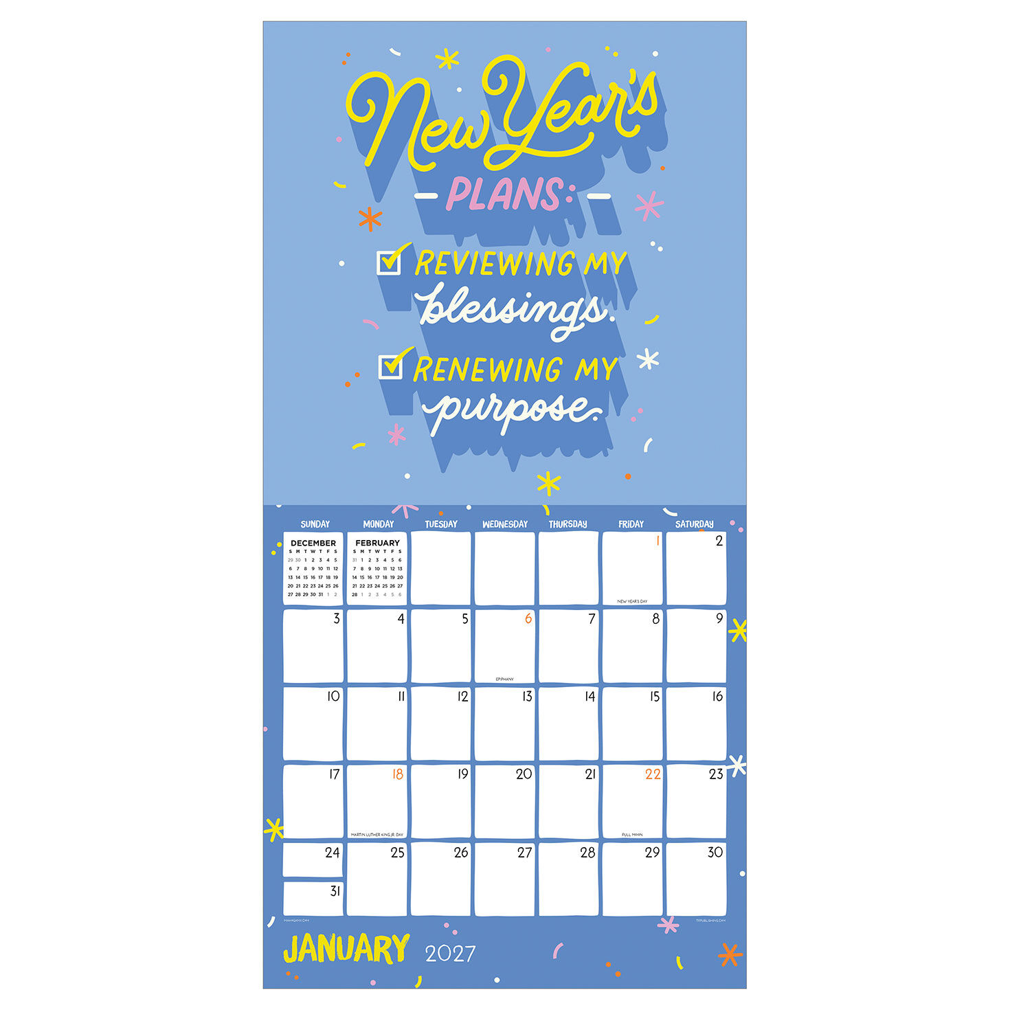 Kindness Shines in You 2027 Wall Calendar inside spread image number 3