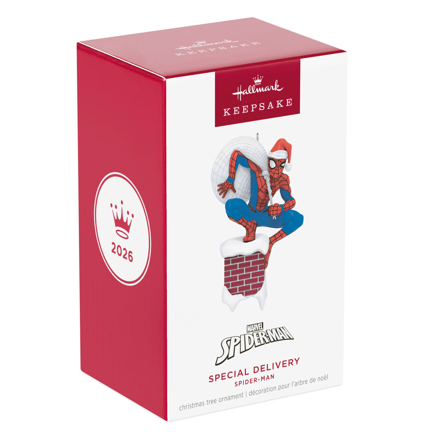 Spider-Man on Chimney Keepsake Ornament Package Front image number 7