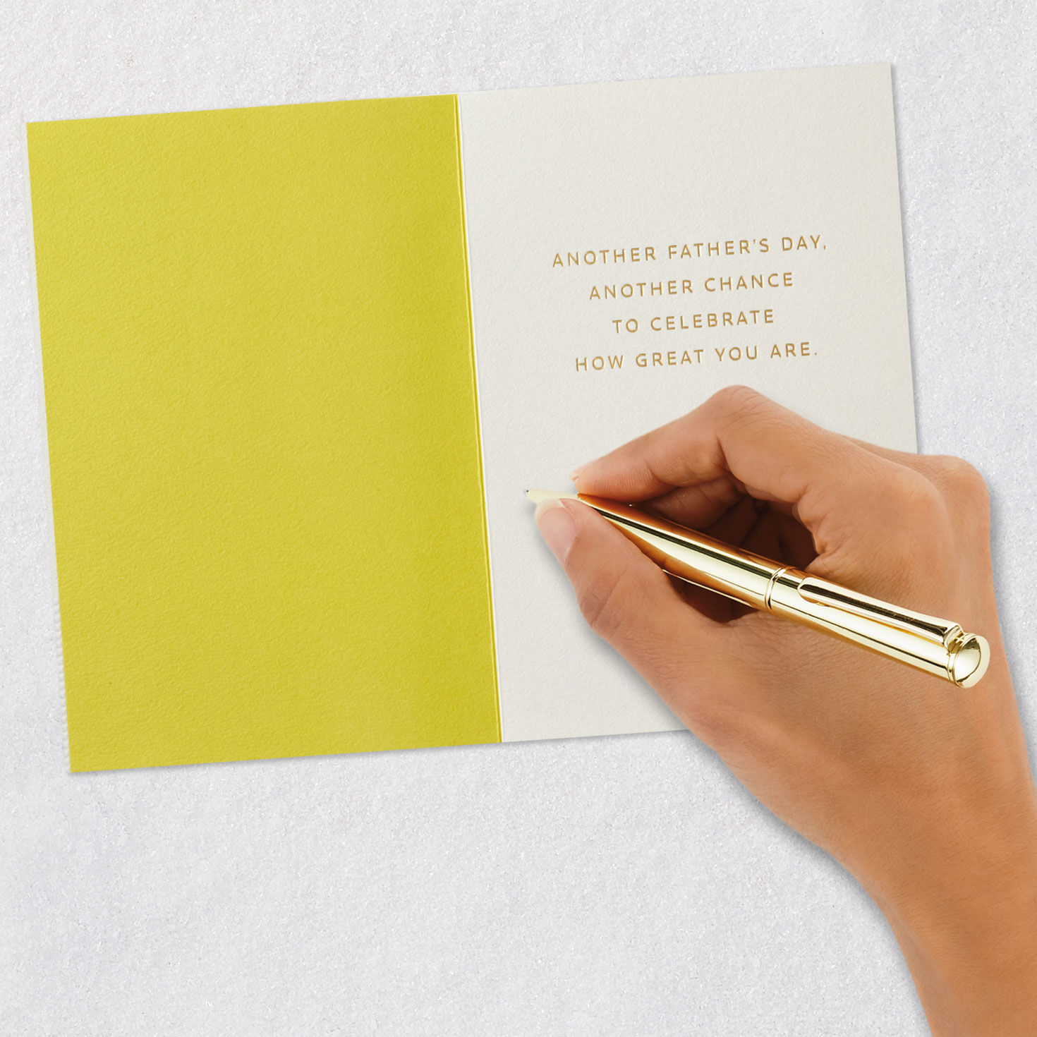 Modern Color-Blocked Lettering Dad Father's Day Card Signing card image number 6