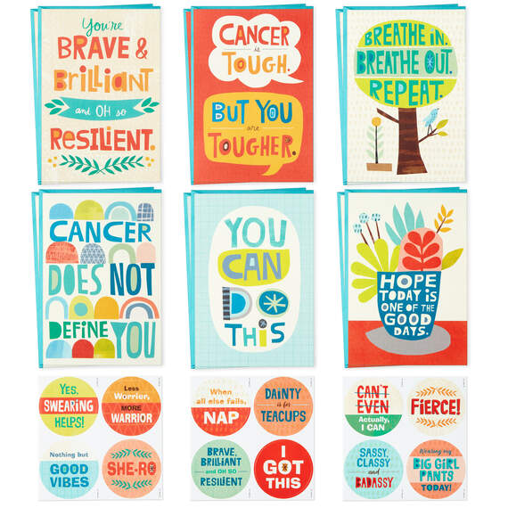 Get Well and Encouragement Assorted Cards, Box of 12, , large image number 2