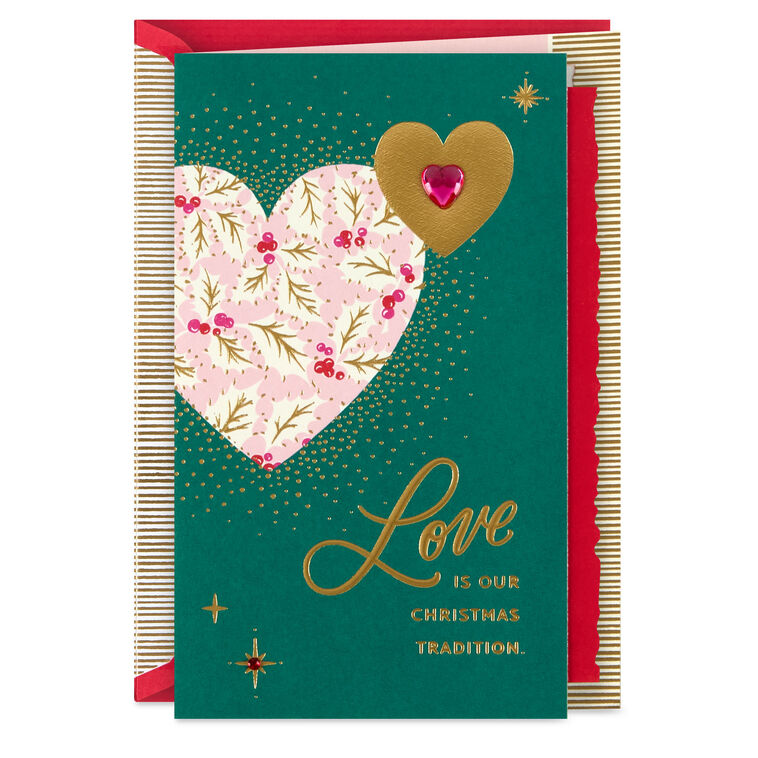 Lacey Chabert Collection Love Is Our Holiday Tradition Romantic Christmas Card