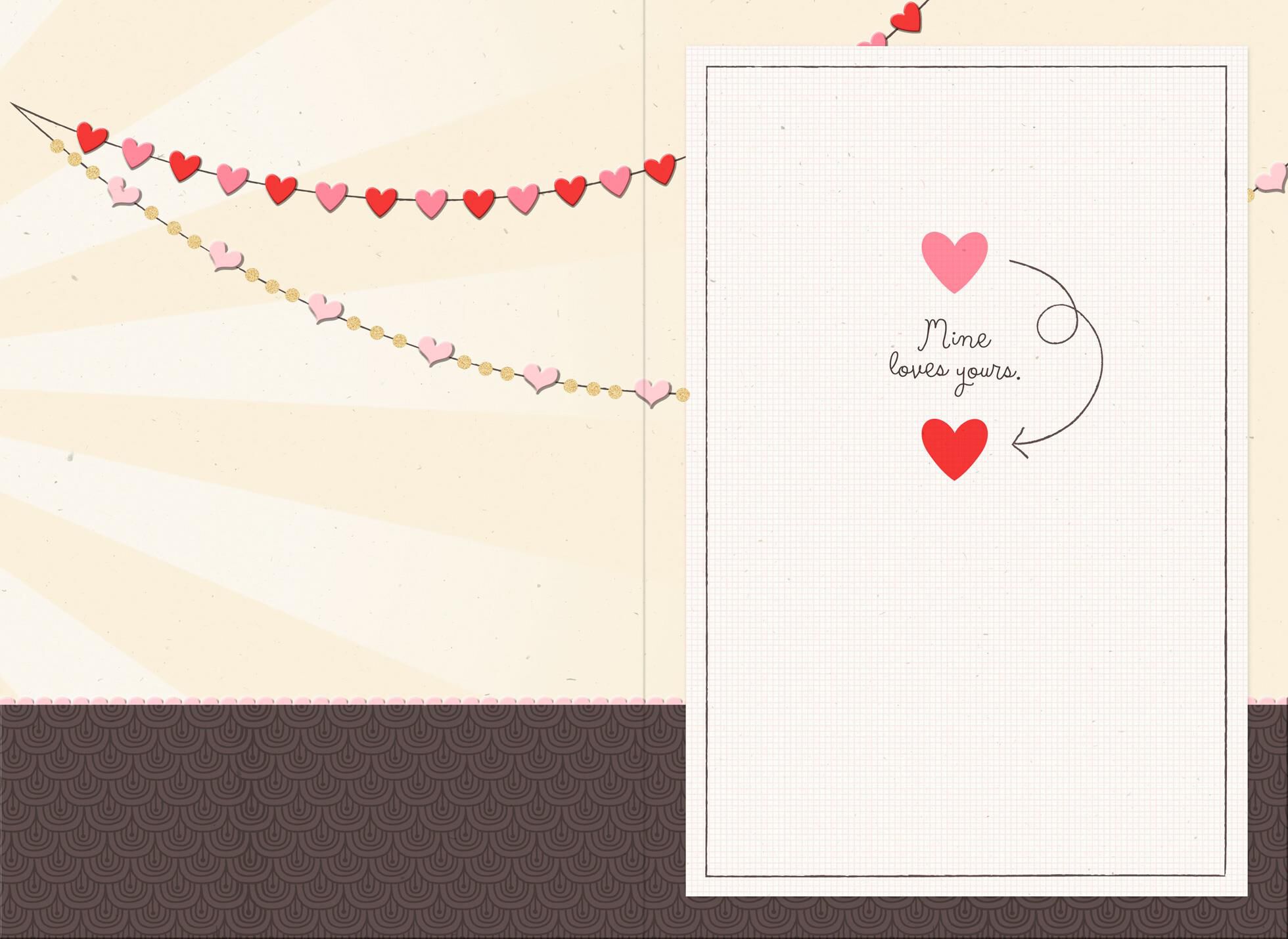 World Globe Romantic Valentine's Day Card