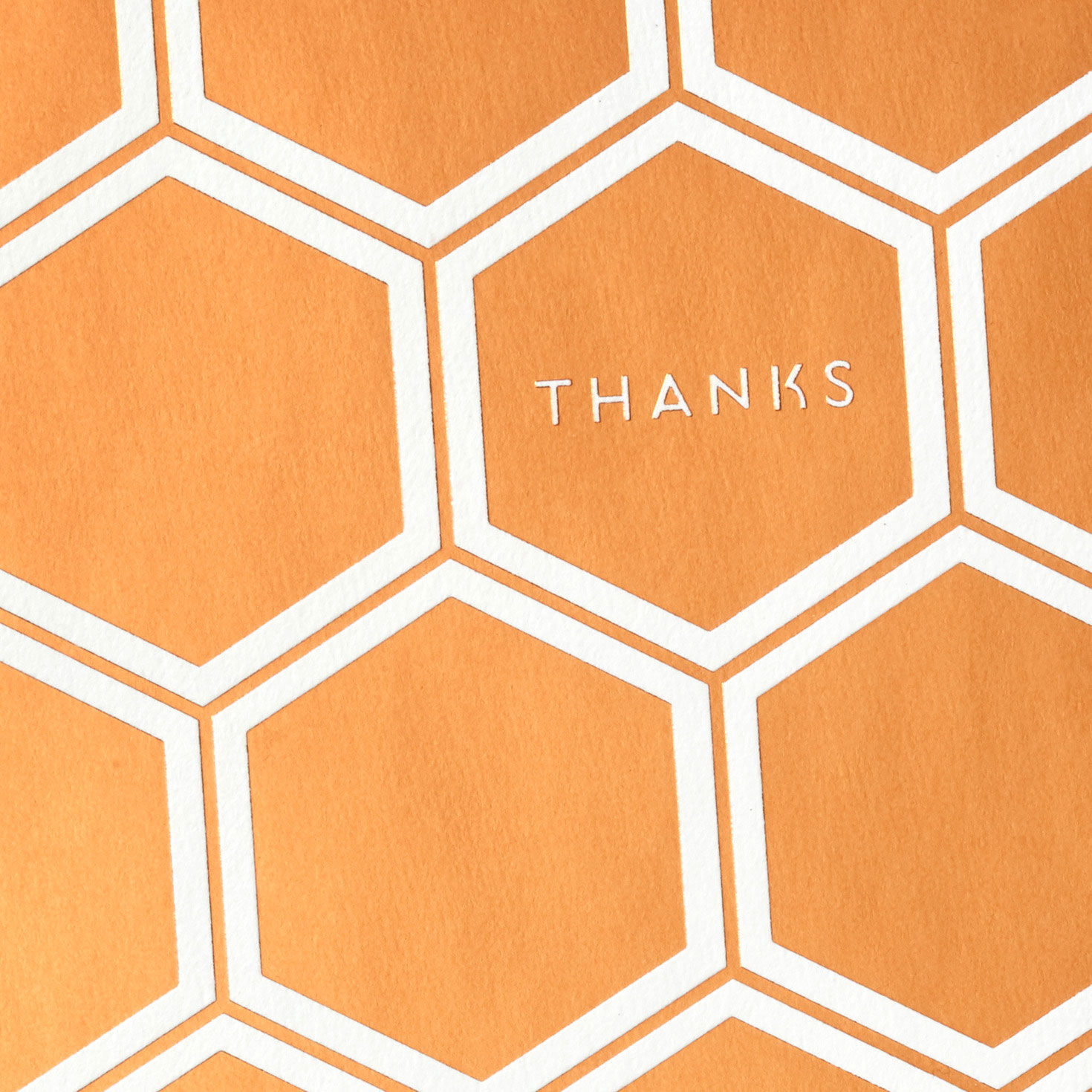 Copper Foil Hexagons Boxed Thank-You Notes, Pack of 10, , large image number 3