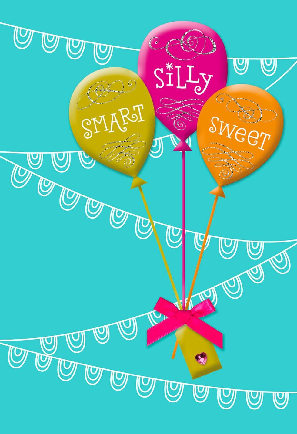 balloons birthday card for goddaughter greeting cards hallmark balloons birthday cards