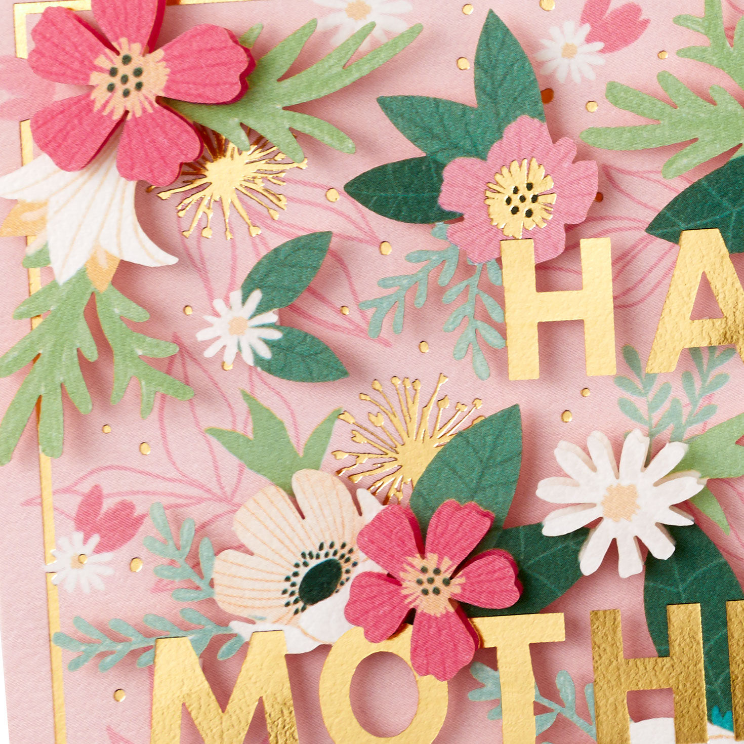 Quilled Floral Signature Mother's Day Card card front detail image number 4