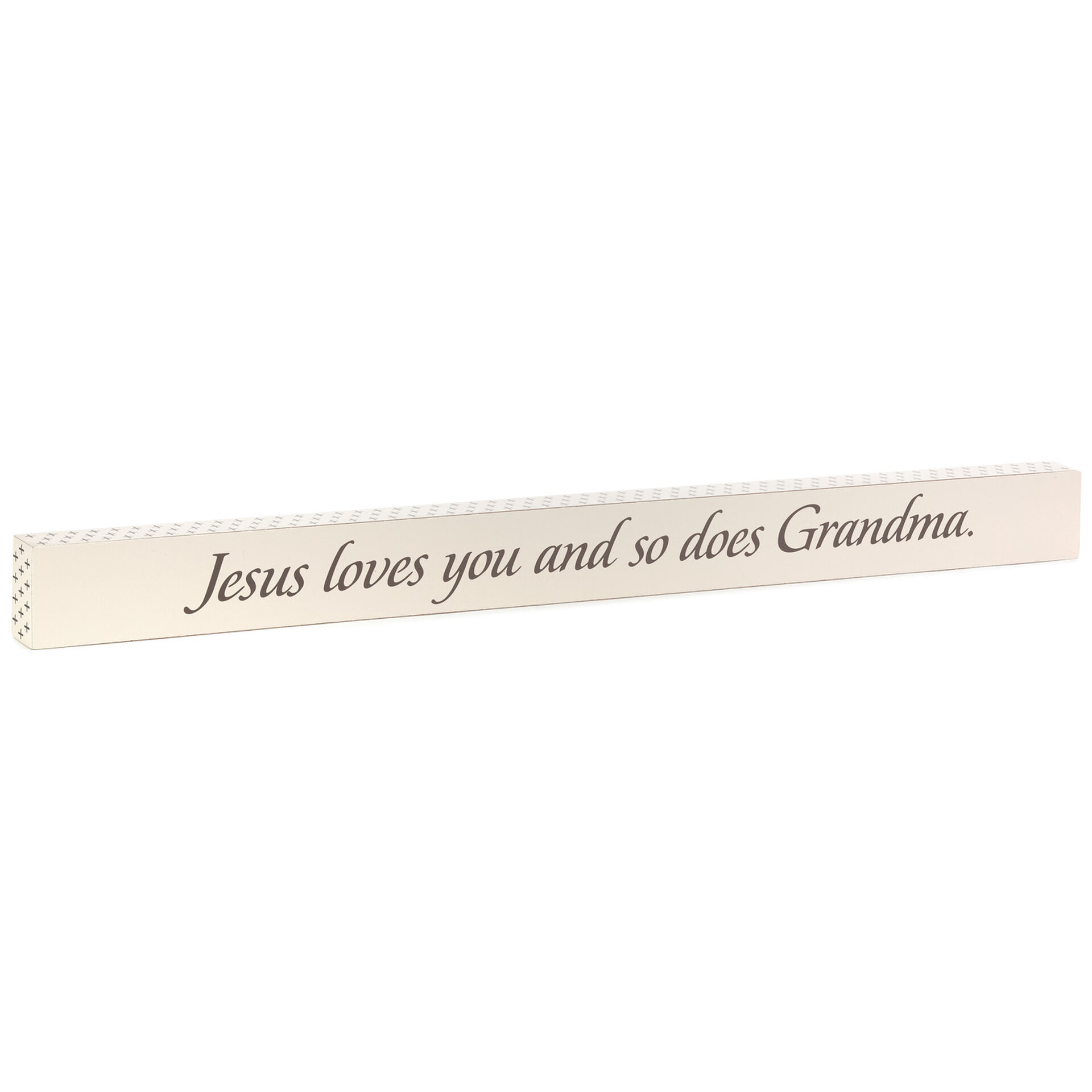 Jesus And Grandma Love You Wood Quote Sign 2x23 5 Plaques Signs Hallmark