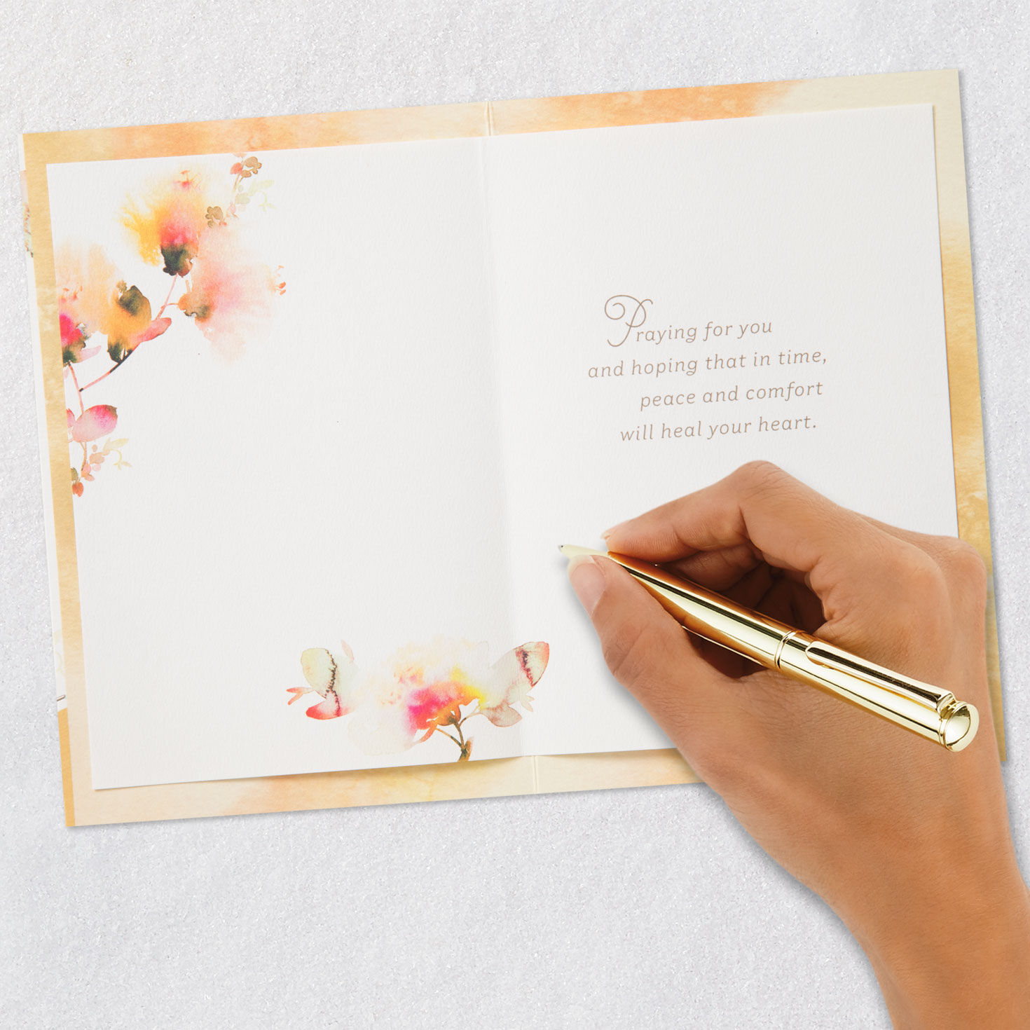 Peace and Comfort to Heal Your Heart Sympathy Card, , large image number 6