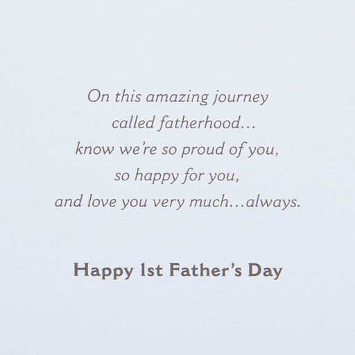 Wonderful Son First Father's Day Card From Parents, 
