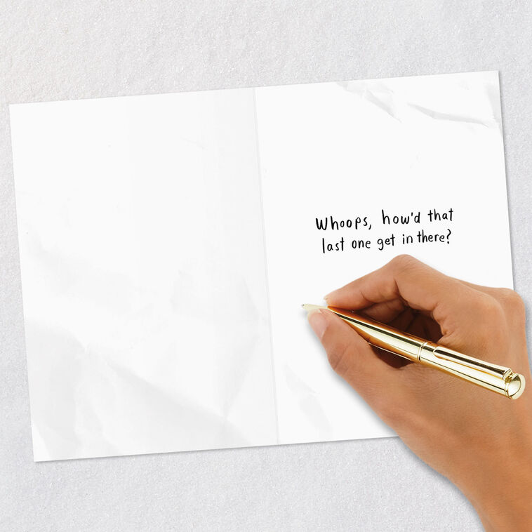 Inappropriate Funny Birthday Card for Brother Signing card image number 6