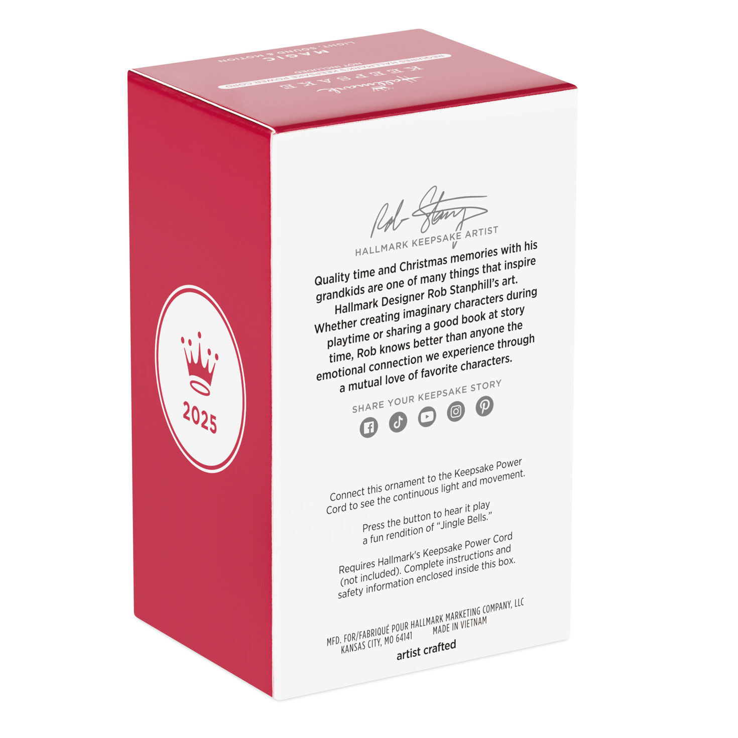 Snowman With Guitar Store Window Keepsake Ornament  image number 8