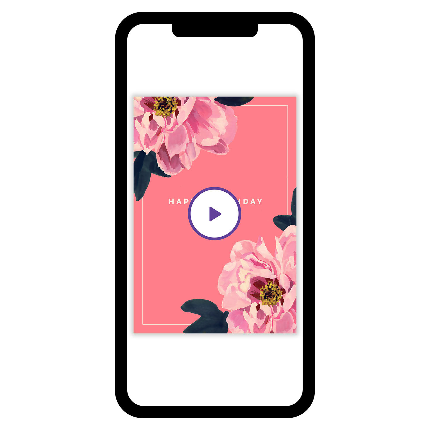 Pink Peonies Birthday eCard