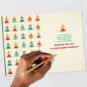 Colorful, Modern Lettering Christmas Card with Glitter Signing card image number 7