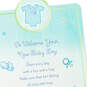 Welcome With a Kiss and Hug New Baby Boy Card, , large image number 4