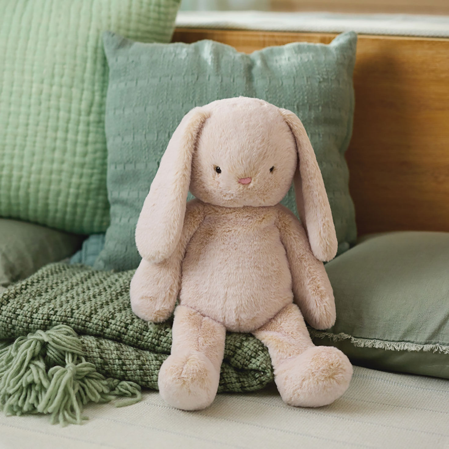 Cream Bunny Plush, 14"