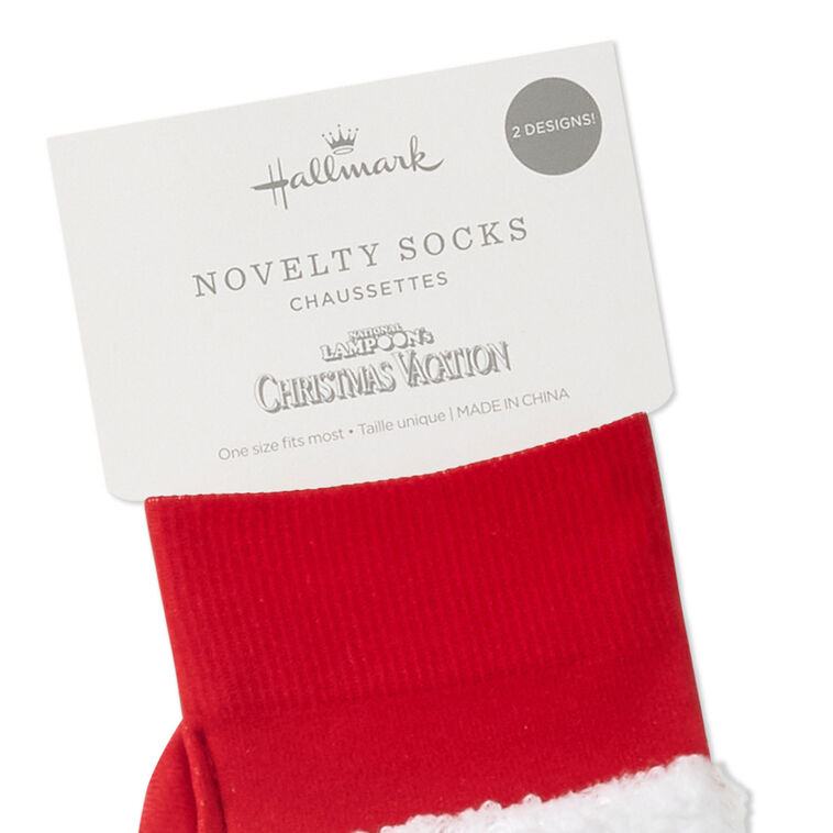 Christmas Vacation Clark and Eddie Novelty Socks  package detail image number 5