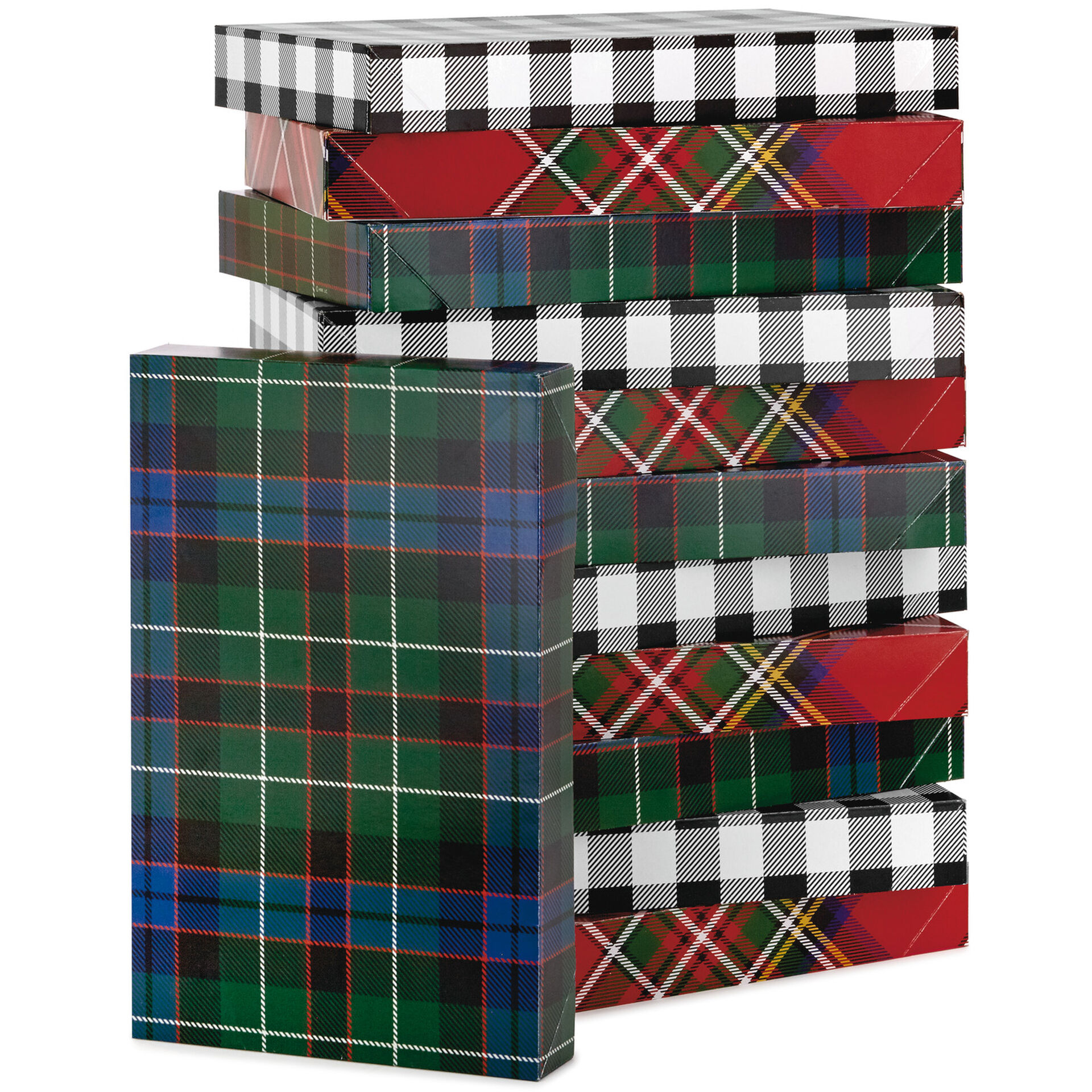 Checks and Plaids 12Pack Designed Shirt Boxes Gift Boxes Hallmark