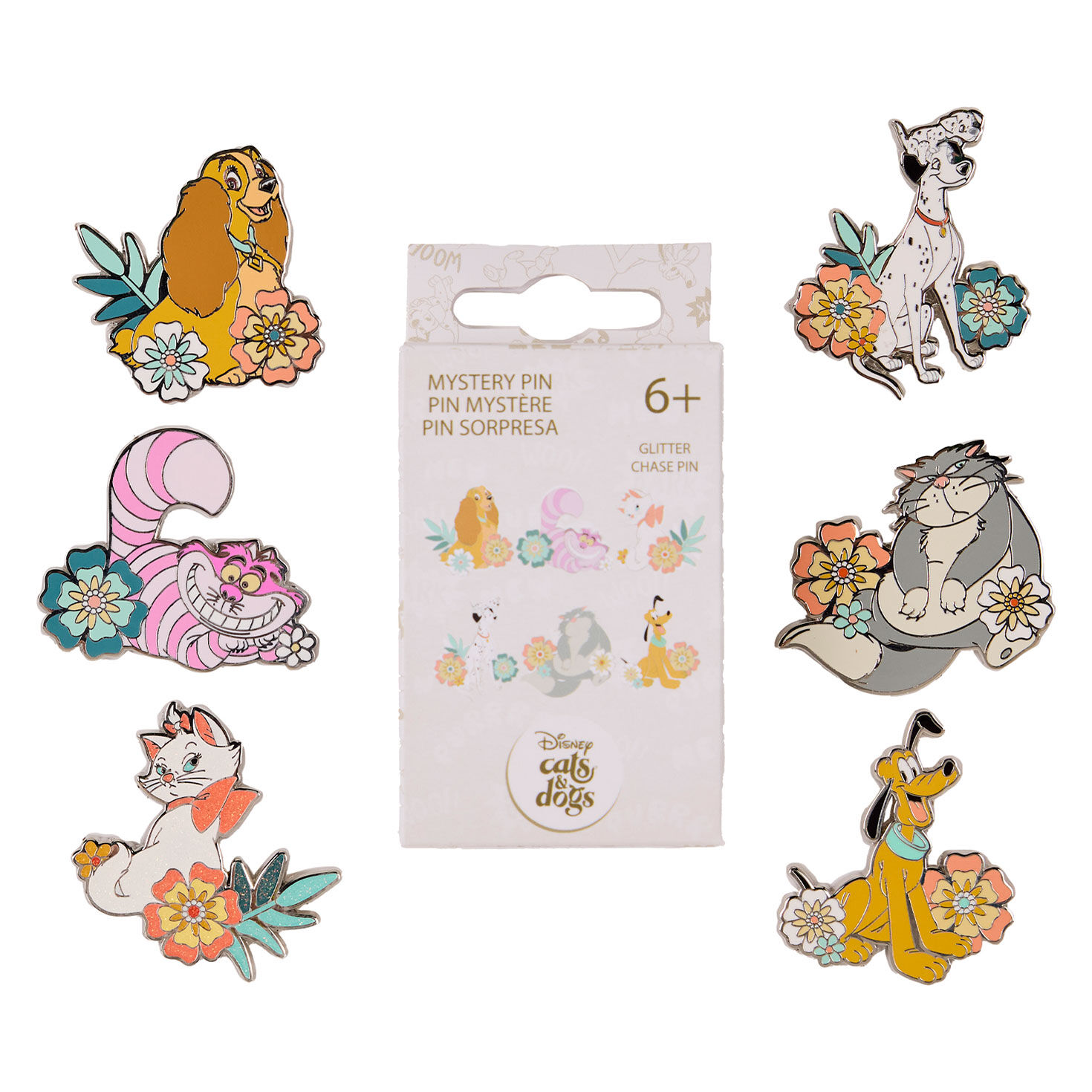 Loungefly Disney Favorite Dogs and Cats Blind Box Mystery Pin