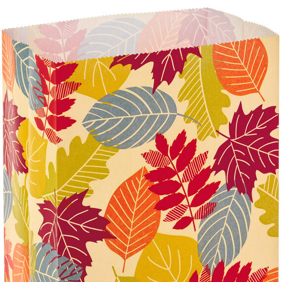 Fall Leaves Paper Goodie Bags, Pack of 30, , large image number 4