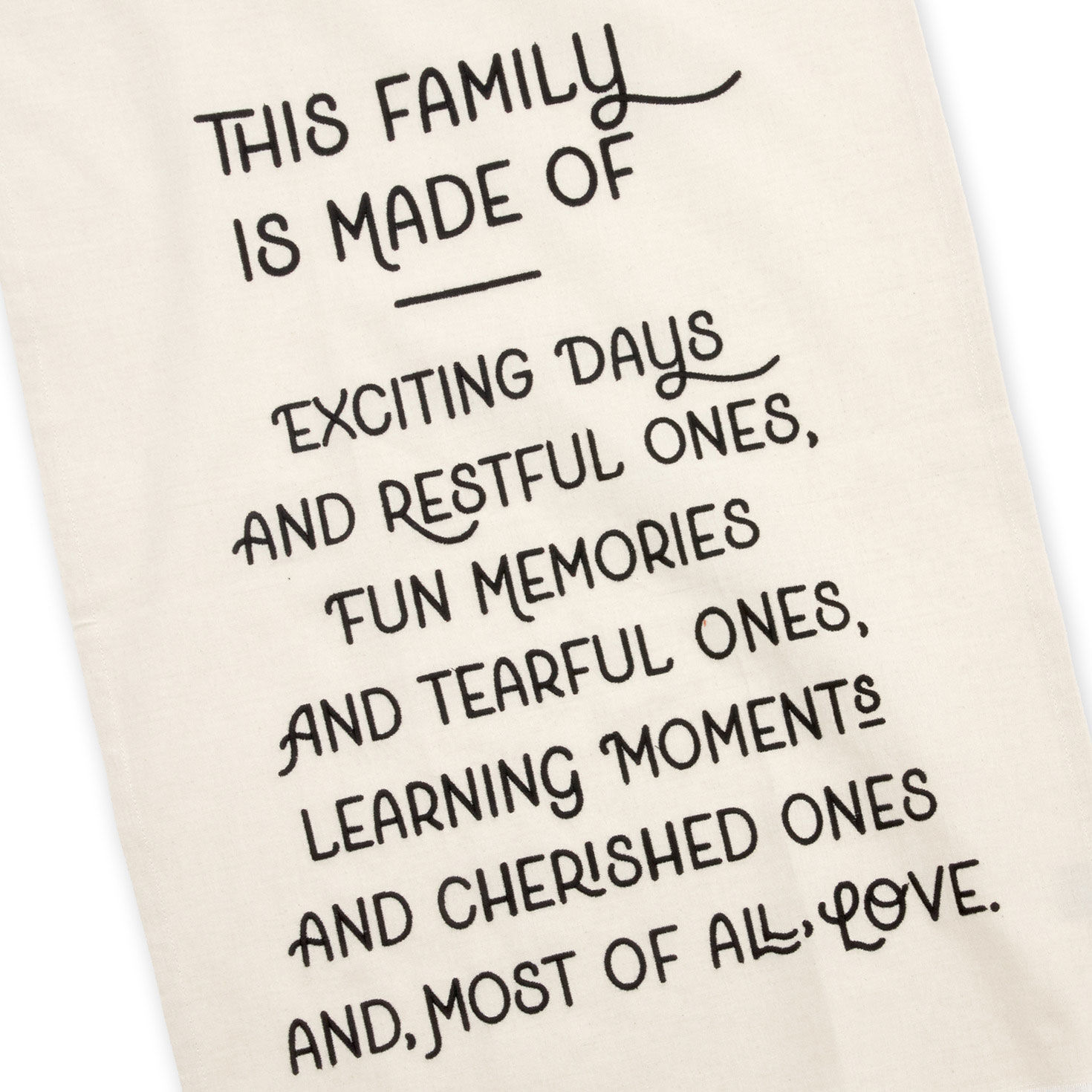 This Family Tan Fringed Tea Towel, 18x26 for only USD 14.99 | Hallmark