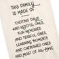 This Family Tan Fringed Tea Towel, 18x26, , large image number 4