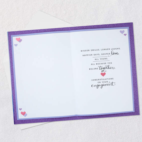 When It's Right Engagement Congratulations Card, , large image number 3