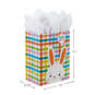 17" Bunny on Plaid Extra-Large Easter Gift Bag With Tissue Paper, , large image number 3