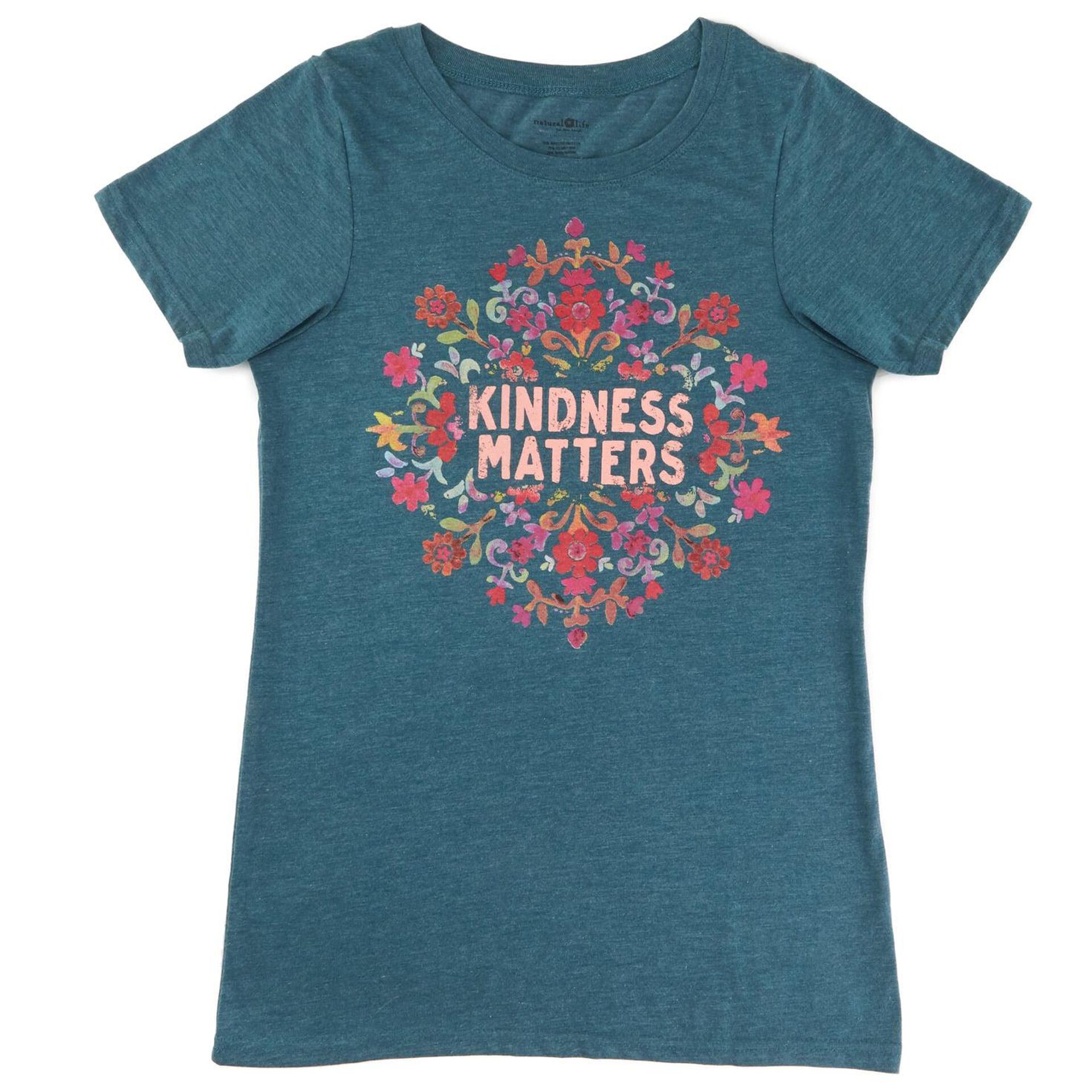 Natural Life Kindness Matters Perfect Fit T Shirt Small