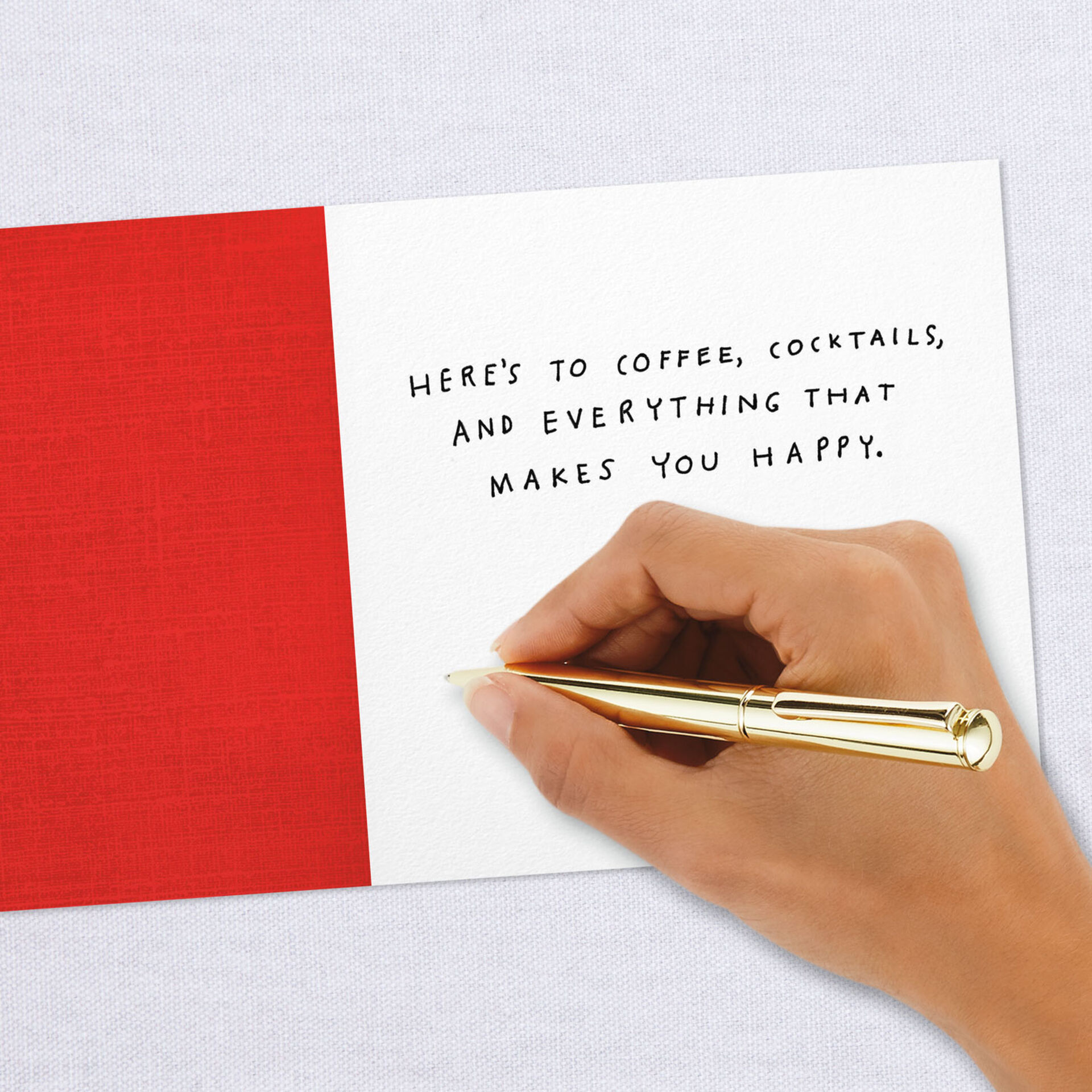 Here's to Everything That Makes You Happy Thinking of You Card