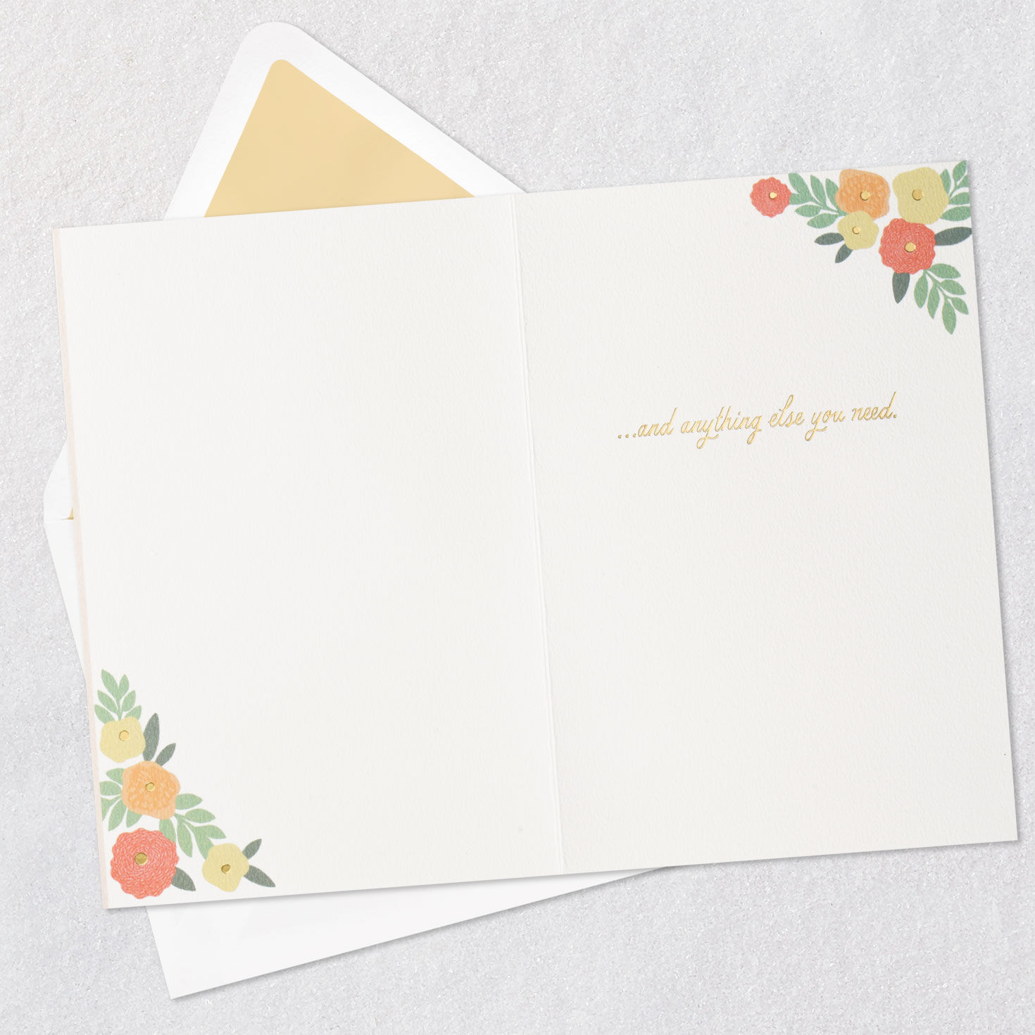 Flowers for You Thinking of You Card, , large image number 3