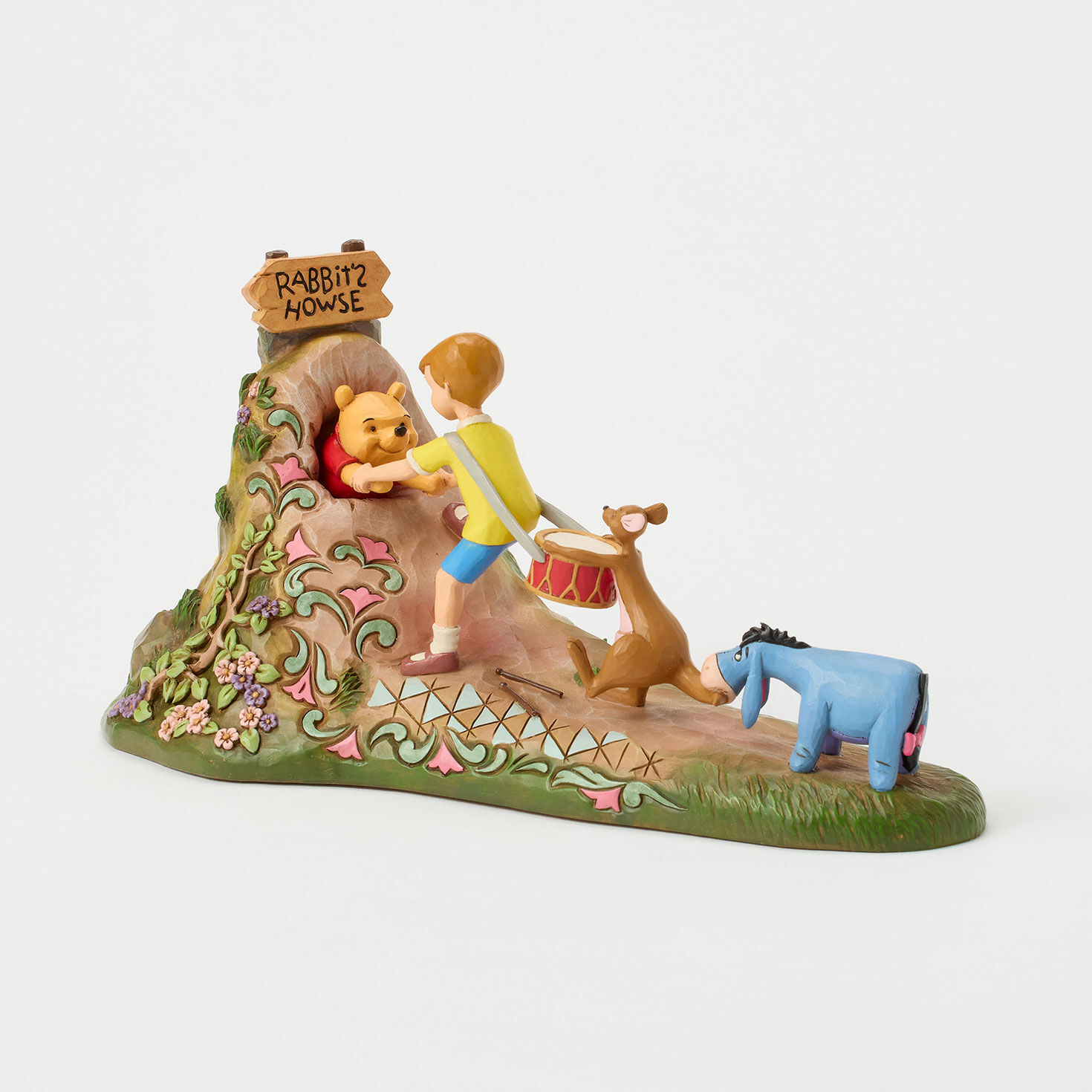 Pooh, Christopher, Kanga, Eeyore and Rabbit Figurine side image number 4