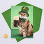 Cat With Beer Funny St. Patrick's Day Card, , large image number 5