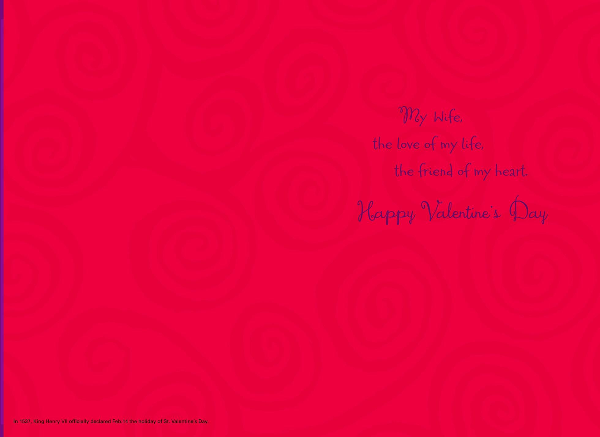 UNICEF Love of My Life Valentine's Day Card for Wife