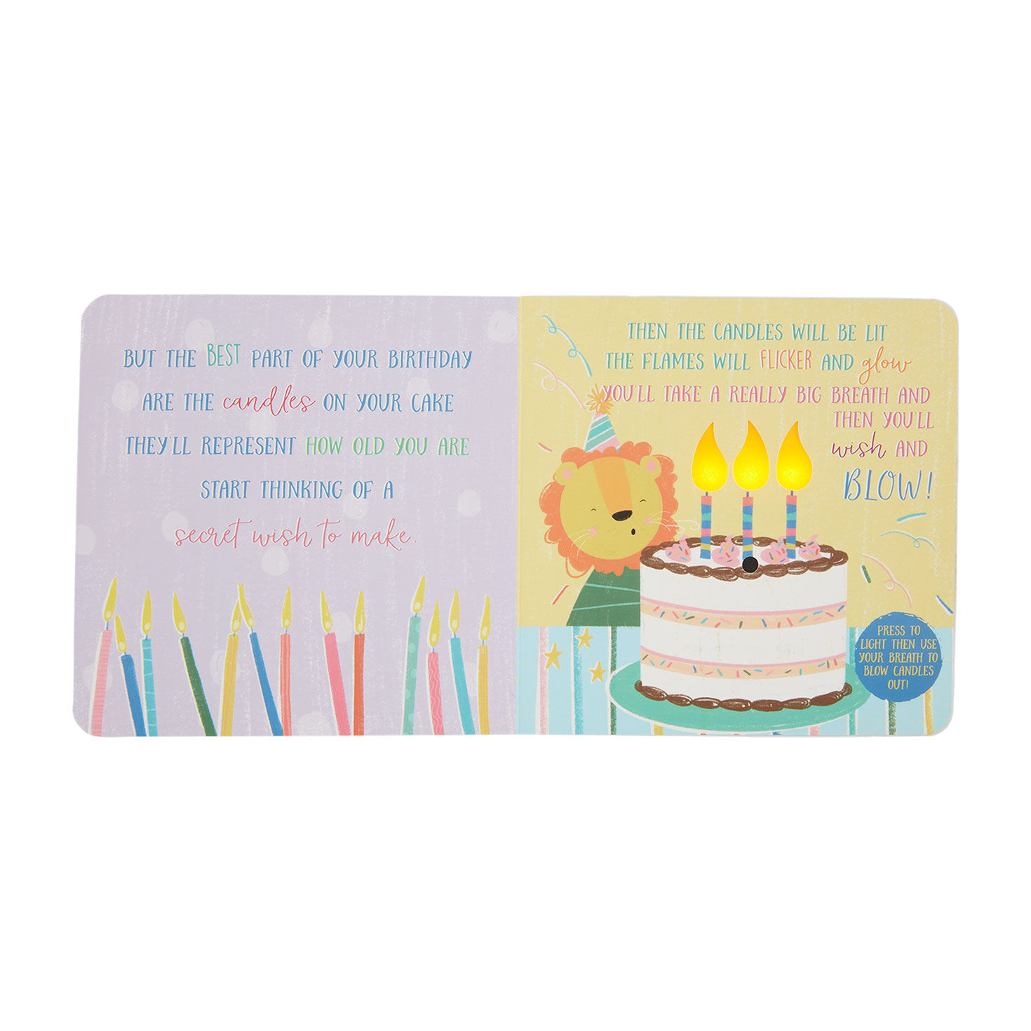 Mud Pie Happy Birthday Board Book With Sound and Light for only USD 23.00 | Hallmark