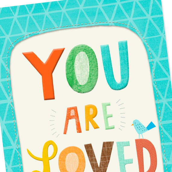 16" You Are Loved Jumbo Love Card, , large image number 4