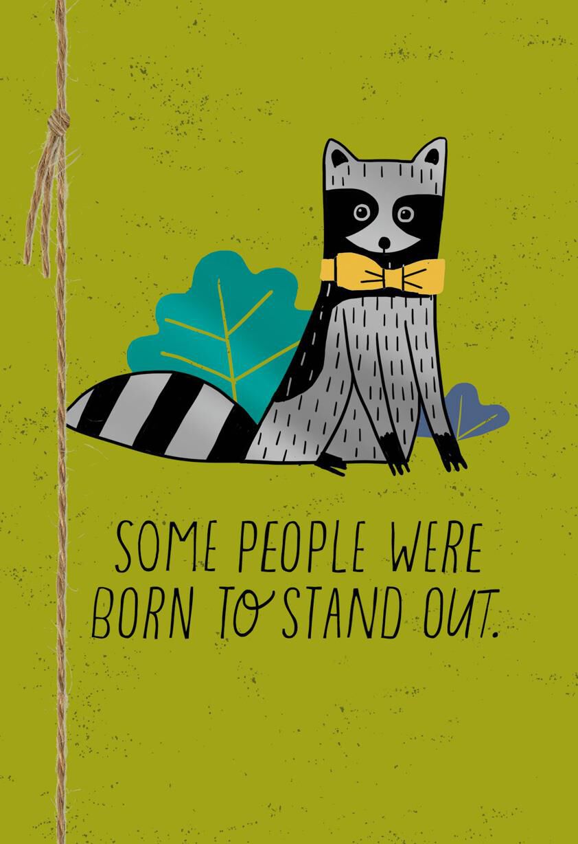 Born to Stand Out Birthday Card for Son