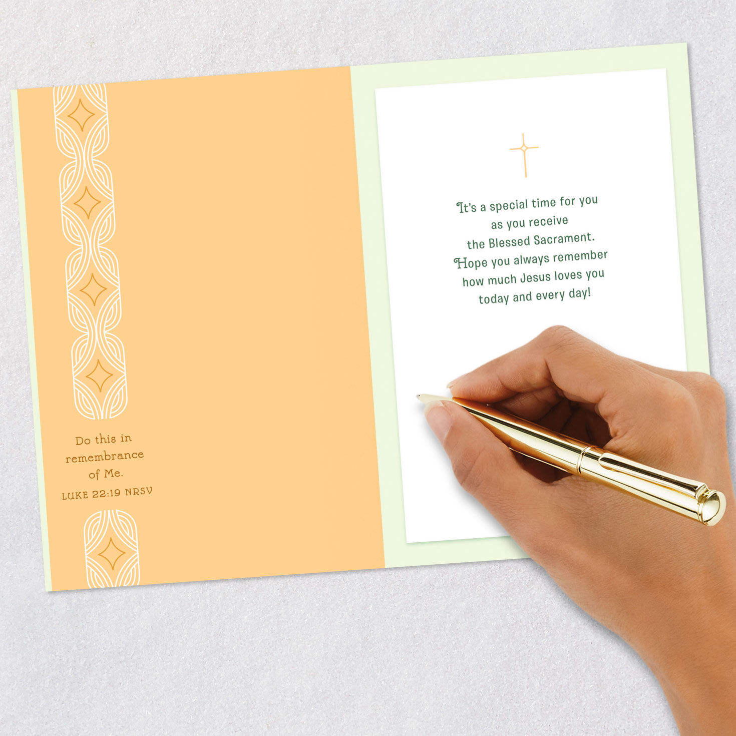 Jesus Loves You First Communion Card for Nephew, , large image number 7