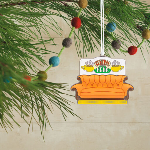 Friends Central Perk Cafe Couch Metal With Dimension Hallmark Ornament, 
