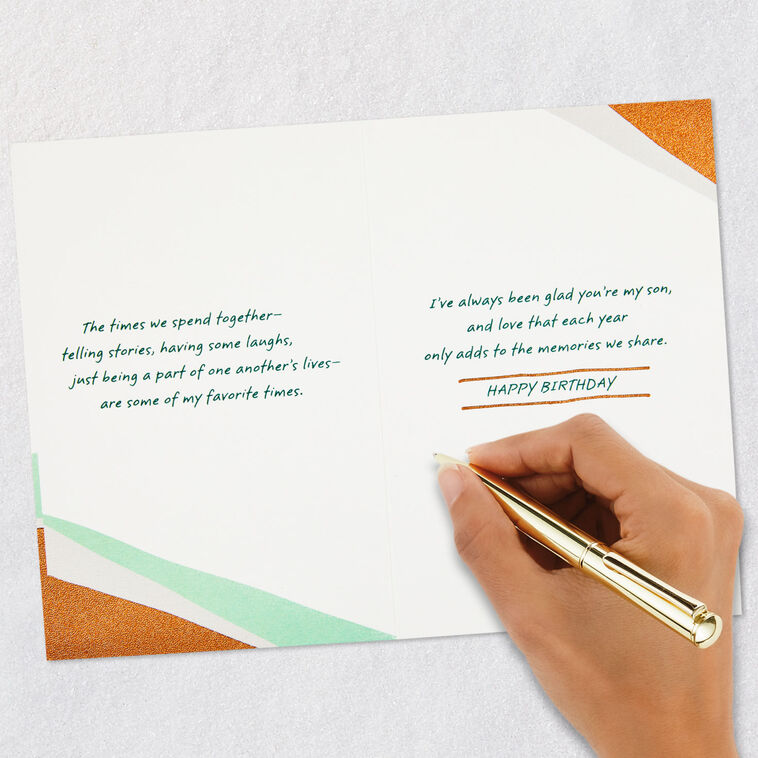 A Good Son Who's a Good Friend Birthday Card for Son, , large image number 7