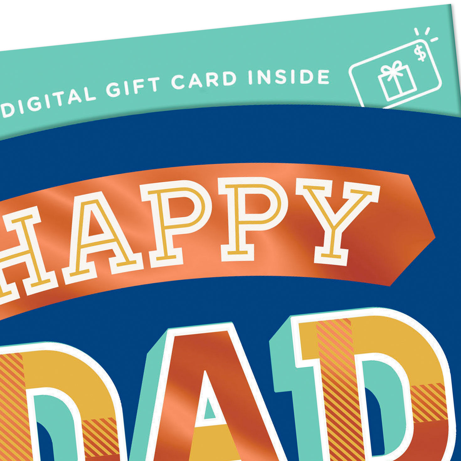 Happy Dad Day Gift Card Greeting Father's Day Card, , large image number 4