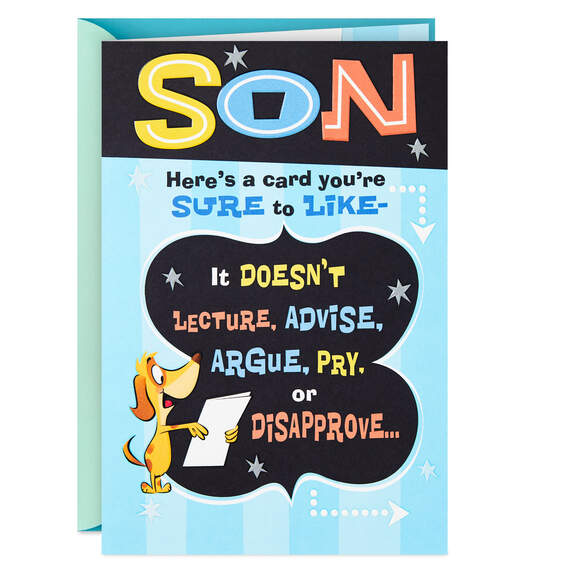 Lots of Love Funny Pop-Up Birthday Card for Son