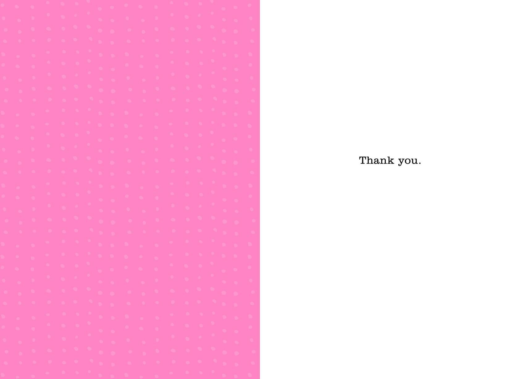 Unexpected Kindness Thank You Card