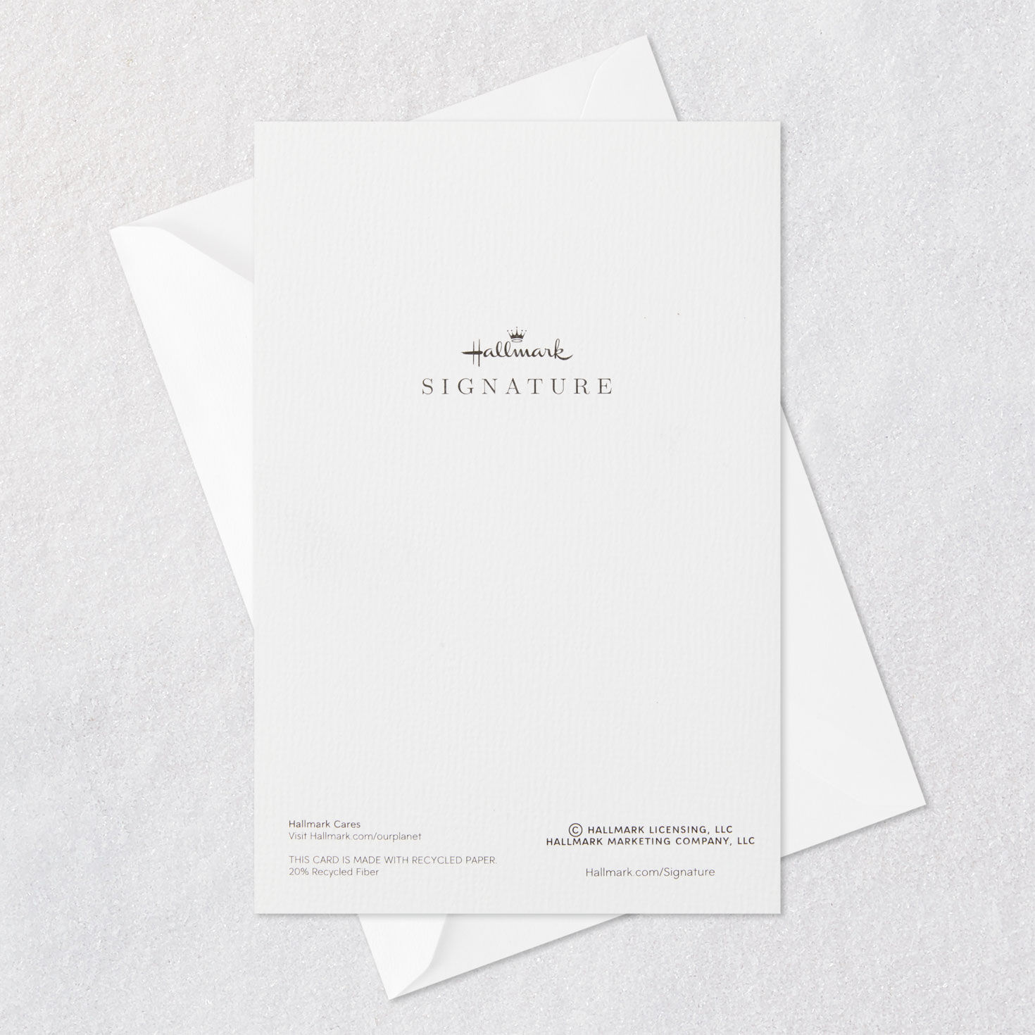 Gold Dots on Ivory Thank You Card Card Back with Envelope image number 7