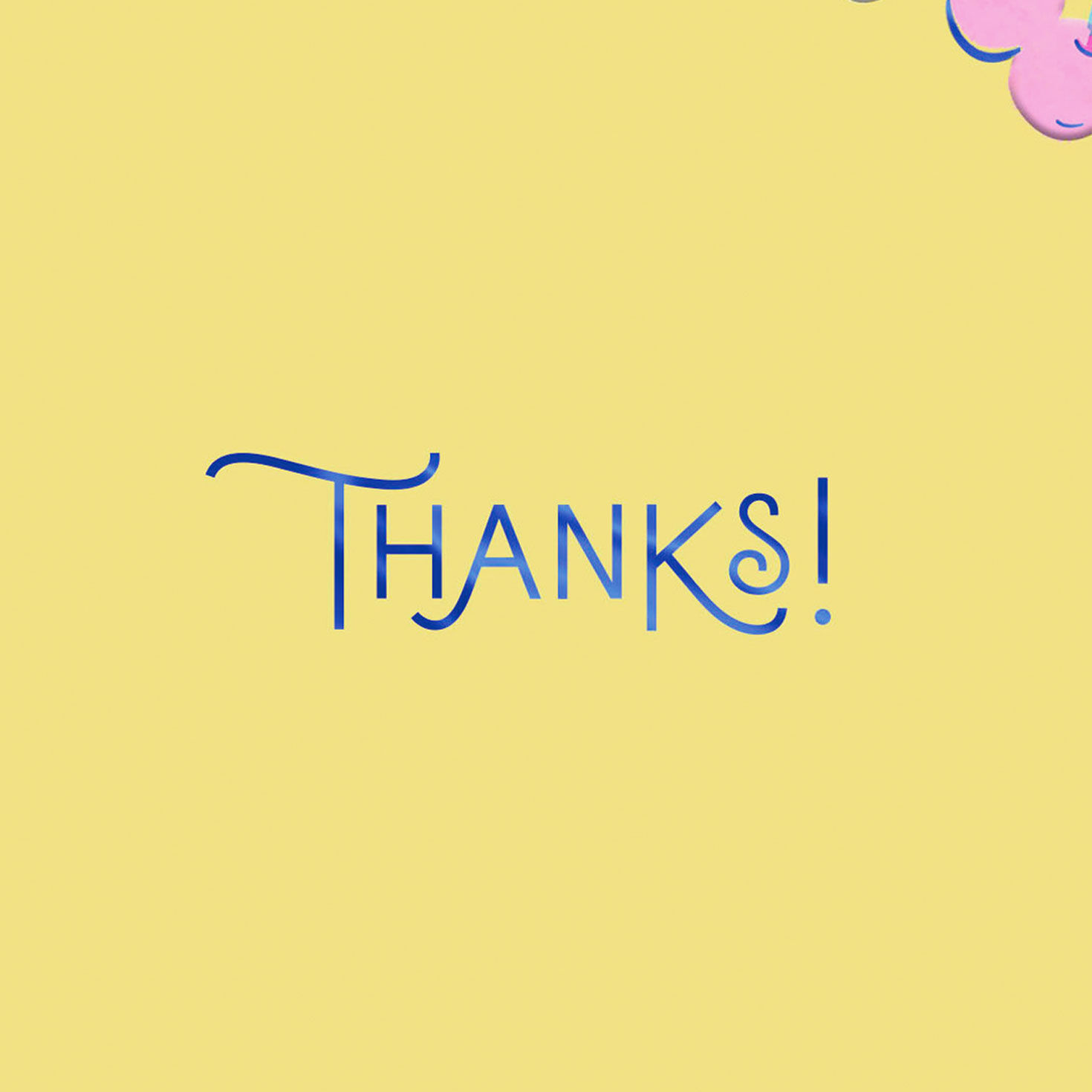 Fruit Icons Thank You Card Sentiment image number 2