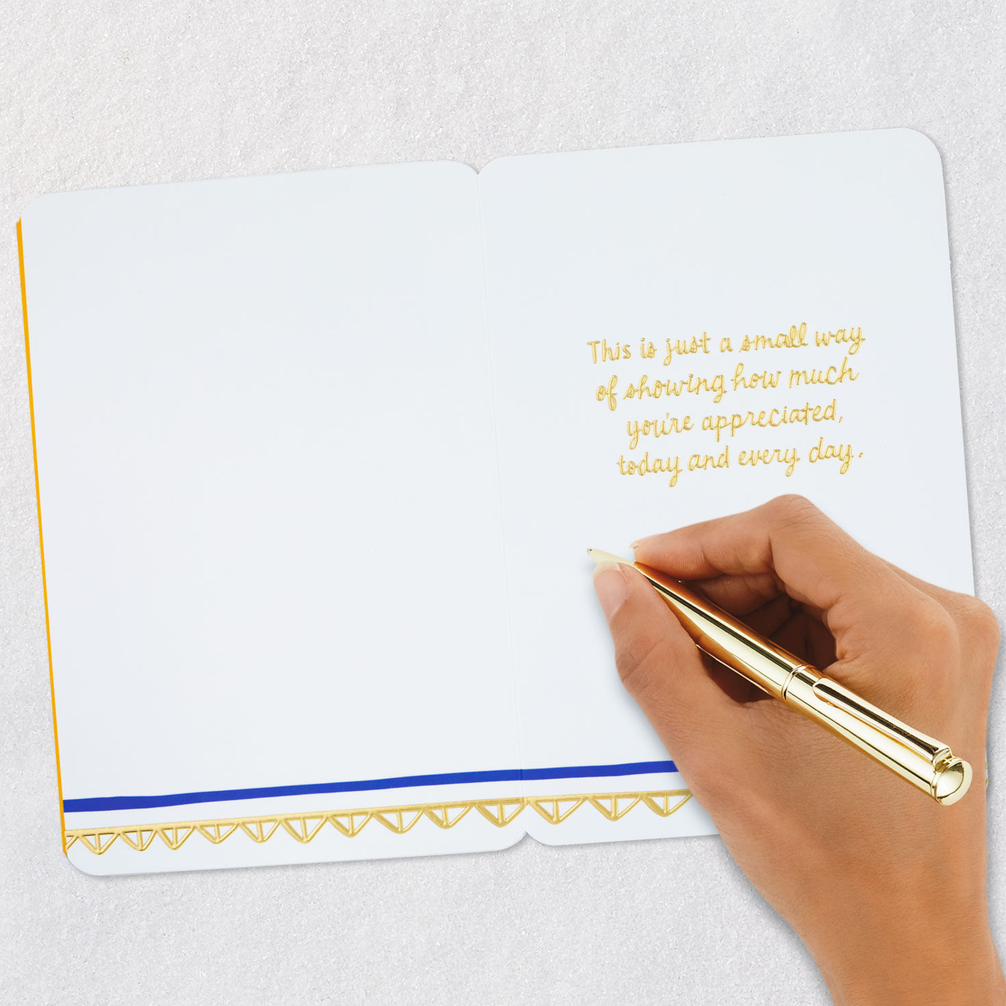 Blue Ribbon Happy Nurses Day Card signing card image number 6