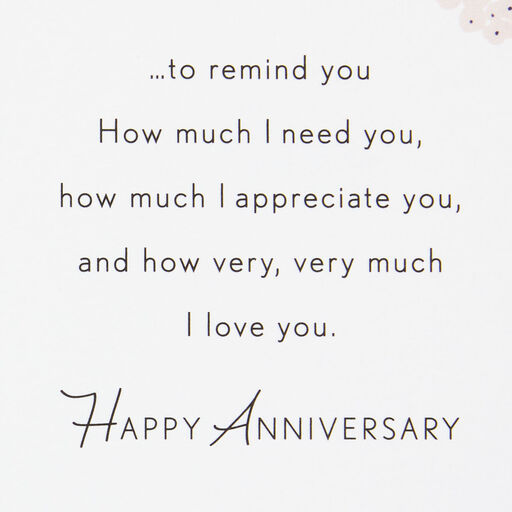 Little Love Note Anniversary Card, 