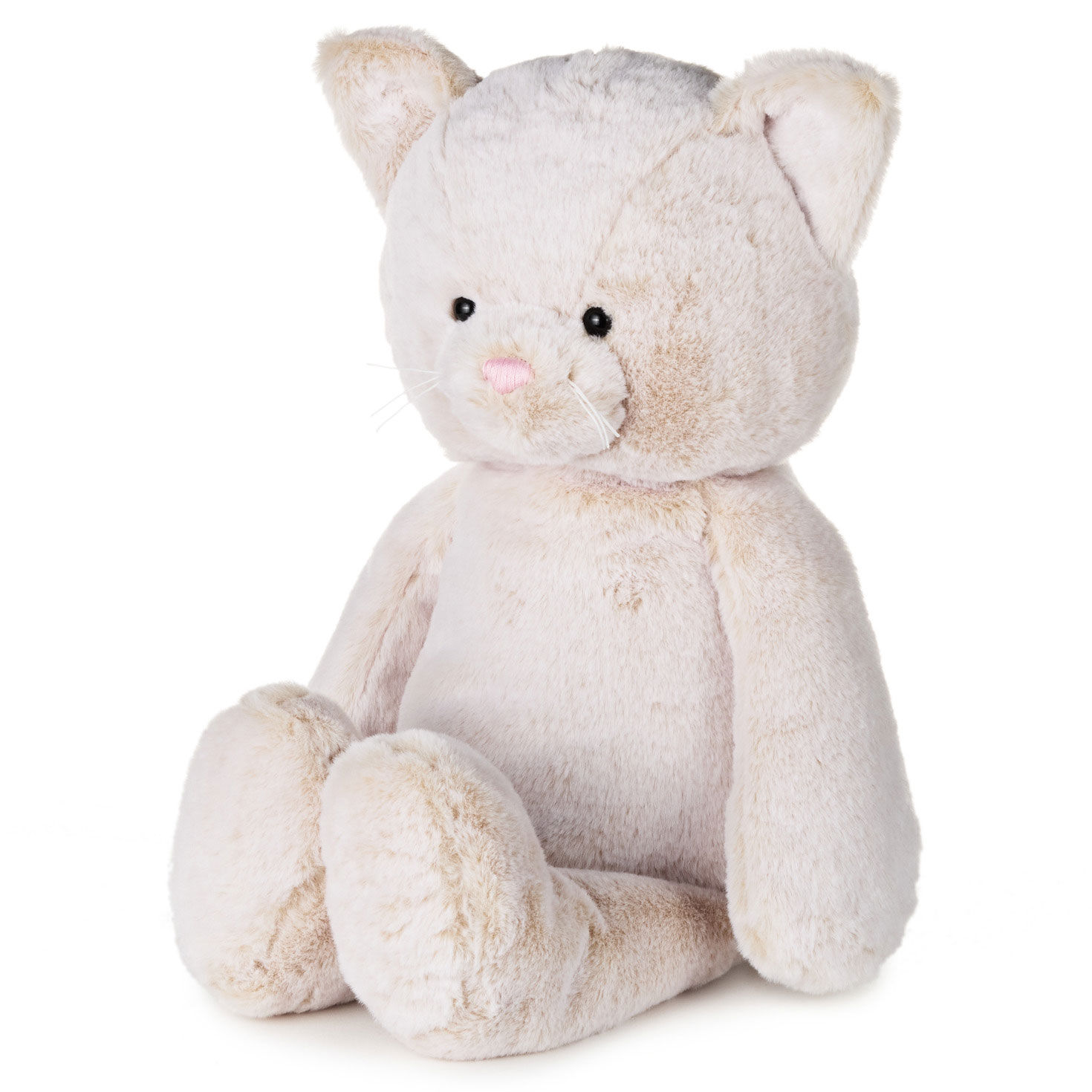 Gray Kitty Stuffed Animal Side image number 3