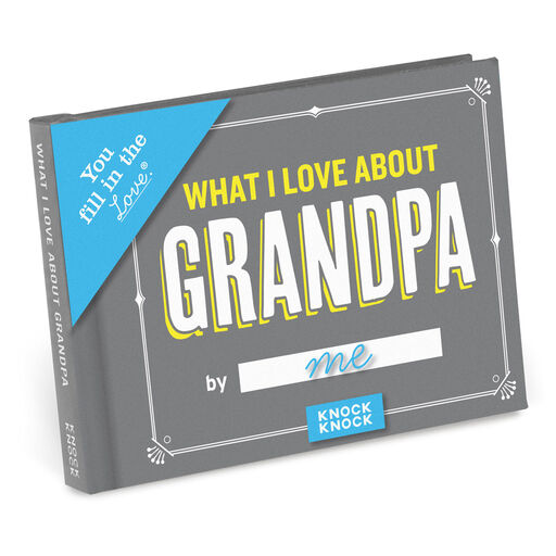 What I Love About Grandpa Personalized Gift Book, 