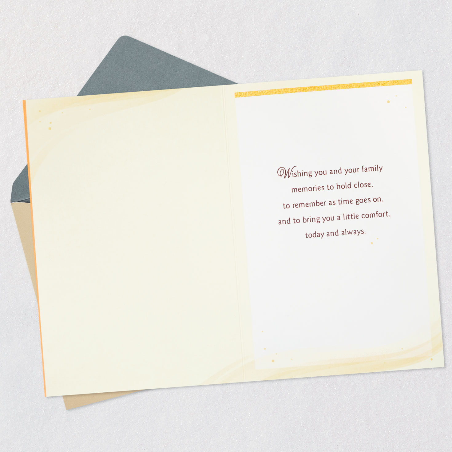Memories Keep Our Loved Ones Close Sympathy Card, , large image number 3